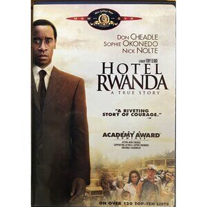 Hotel Rwanda (DVD, 2005) Don Cheadle, Nick Nolte Sophie Okonedo Like New